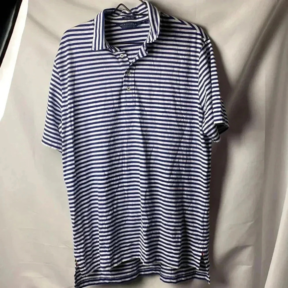 POLO  BY RALPH LAUREN GOLF VINTAGE LISLE MEN LARGE POLO SHIRT PIMA COTTON - Picture 2 of 13